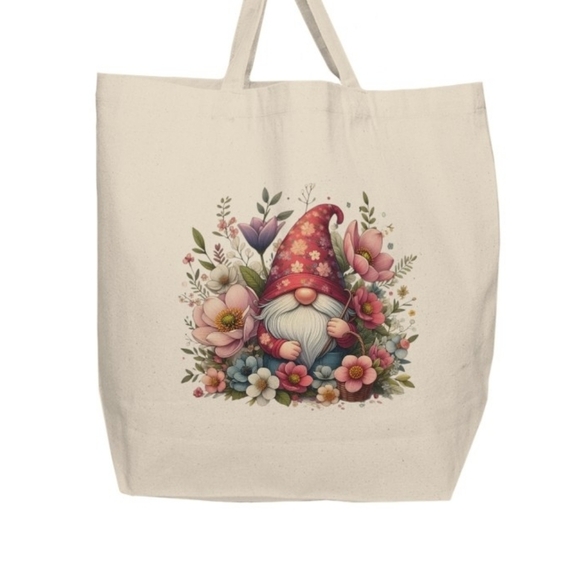Garden Gnome Custom Tote Bag - Picture 2 of 4